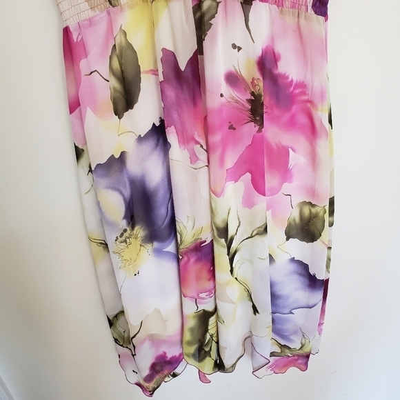 Gorgeous Floral Tank Wrap Dress Size 12 - Picture 8 of 13
